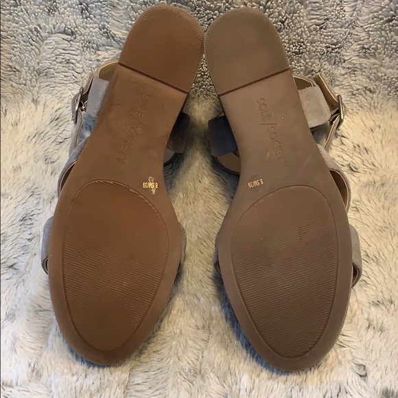 Sole Society Charvi Platform Wedge Suede Sandal - Picture 7 of 10